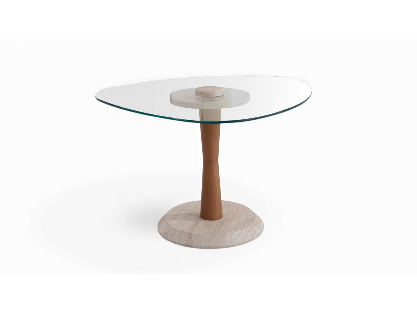 687 Walnut Travertine Set Of 3