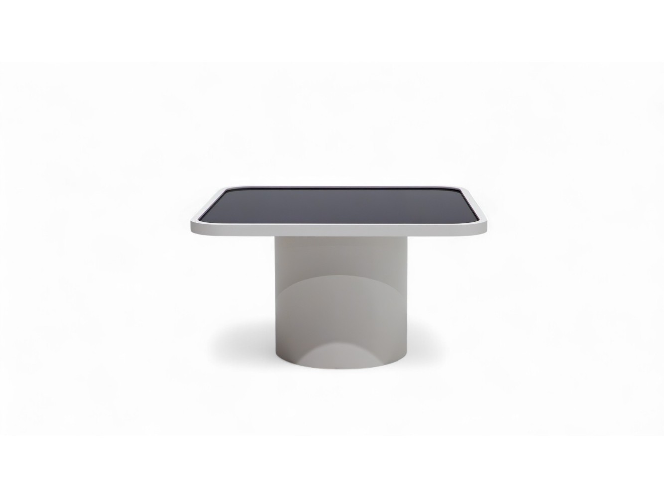 957 Moonstone Black Glass Set Of 3