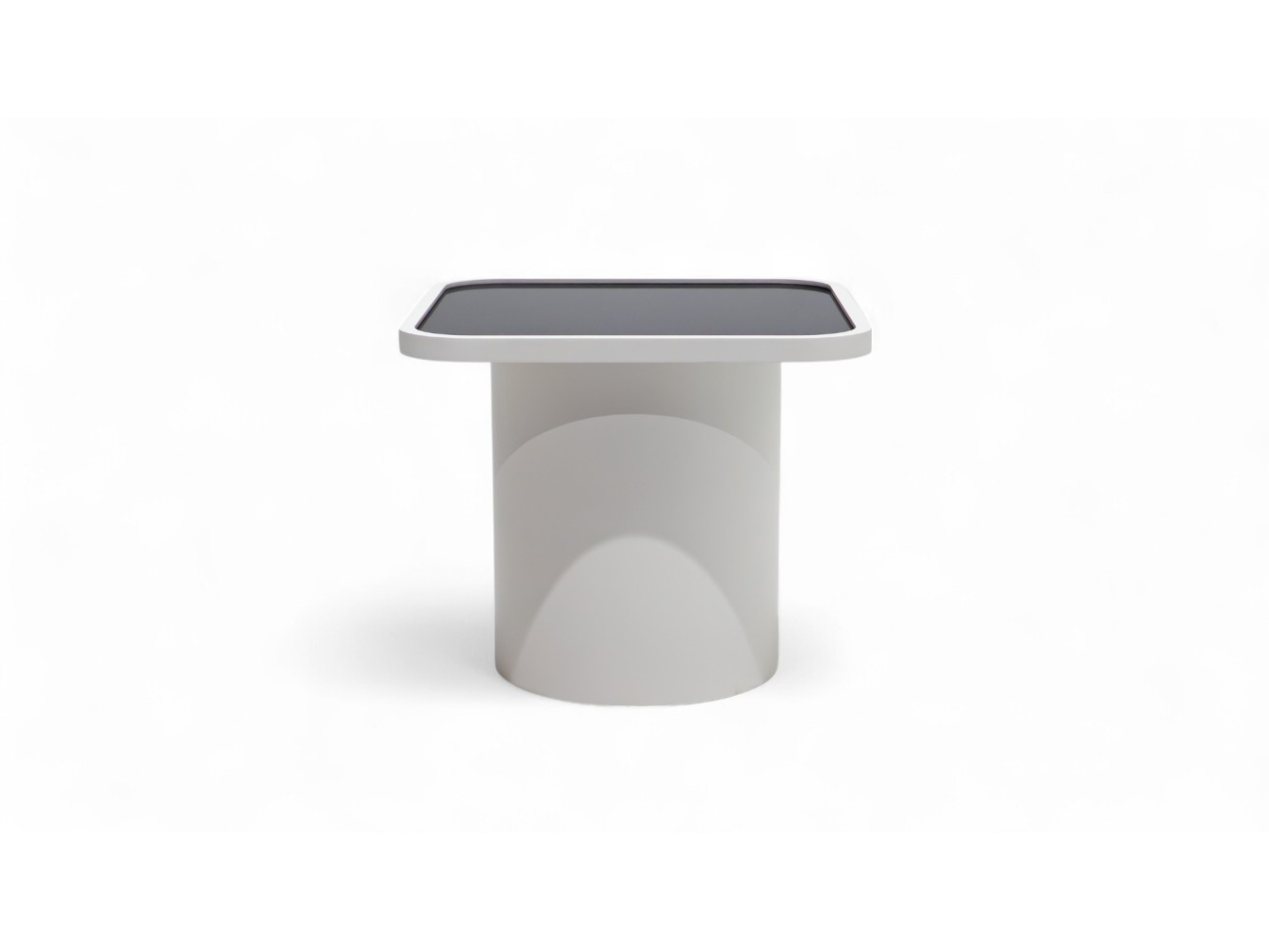 957 Moonstone Black Glass Set Of 3