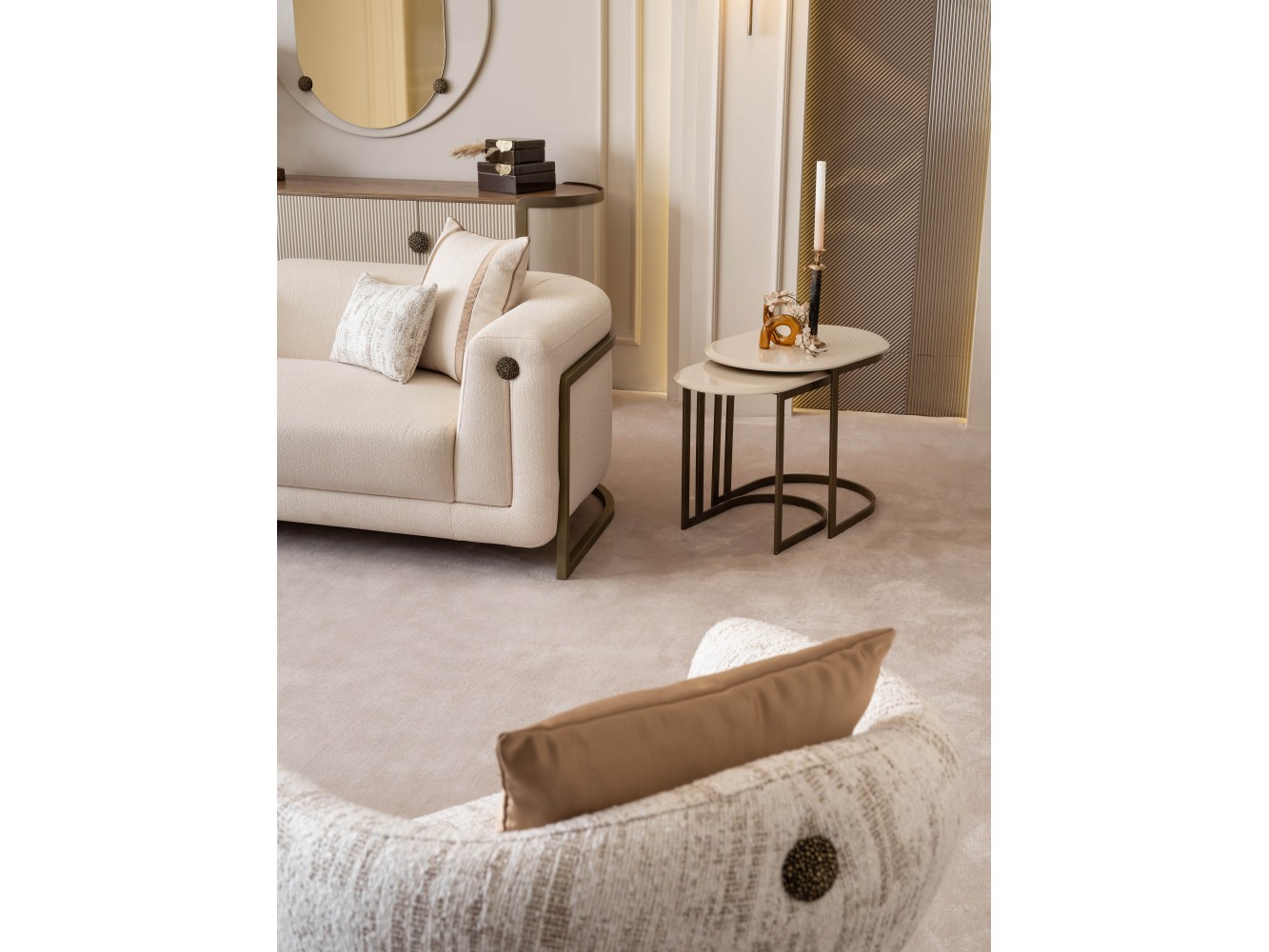 Mocha Living Room Set