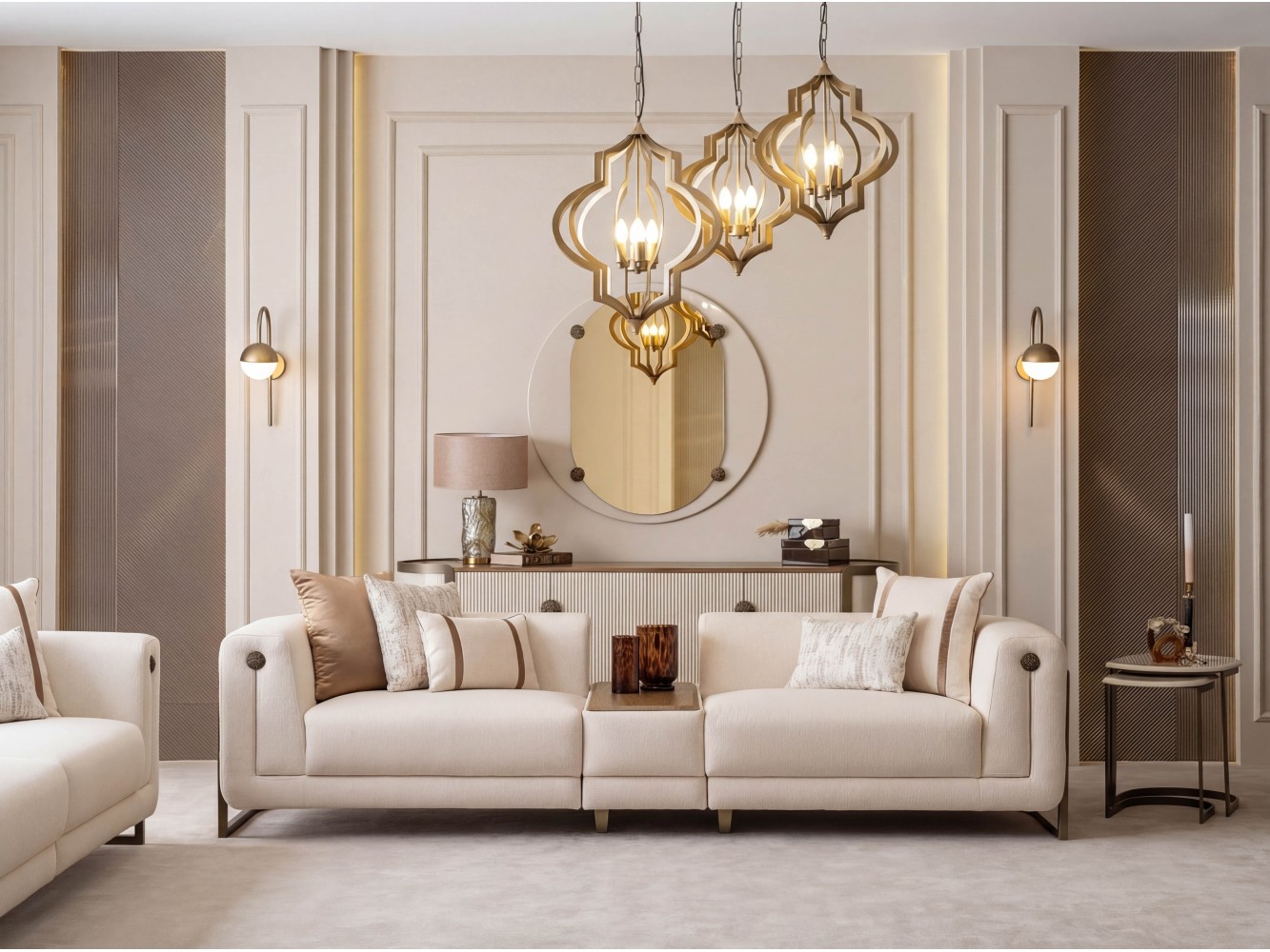 Mocha Living Room Set