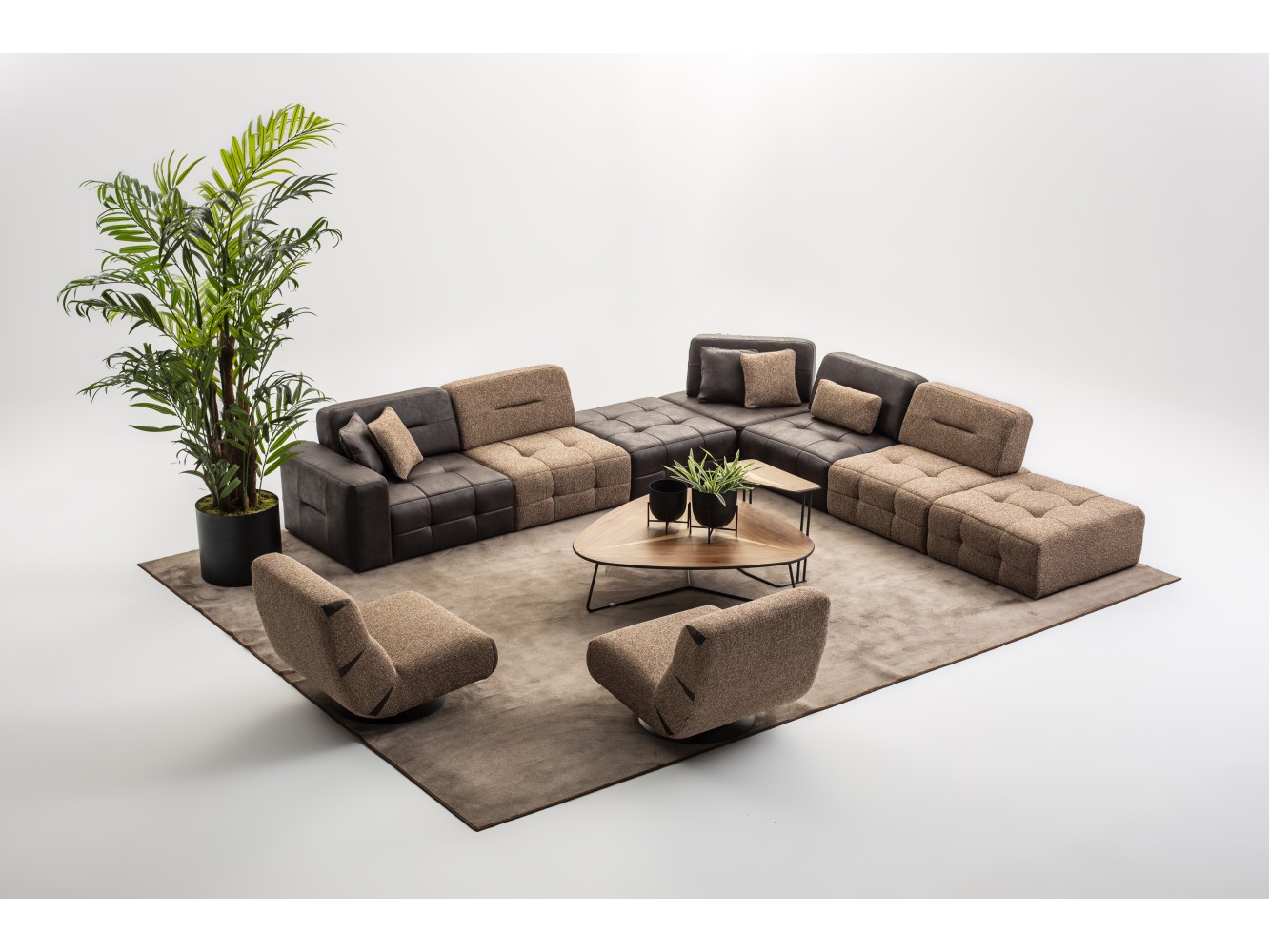 Domino Corner Sofa Set