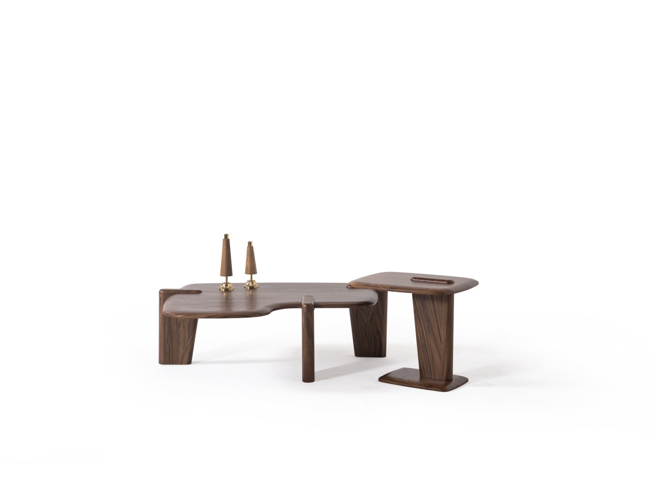 960 - 961 Walnut Set Of 2