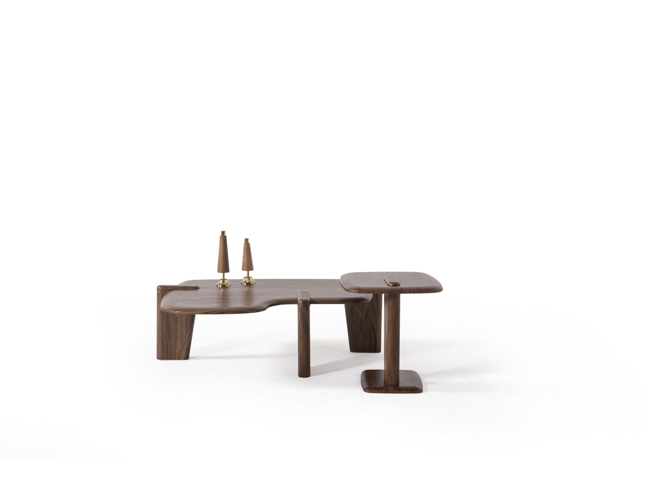 960 - 961 Walnut Set Of 2