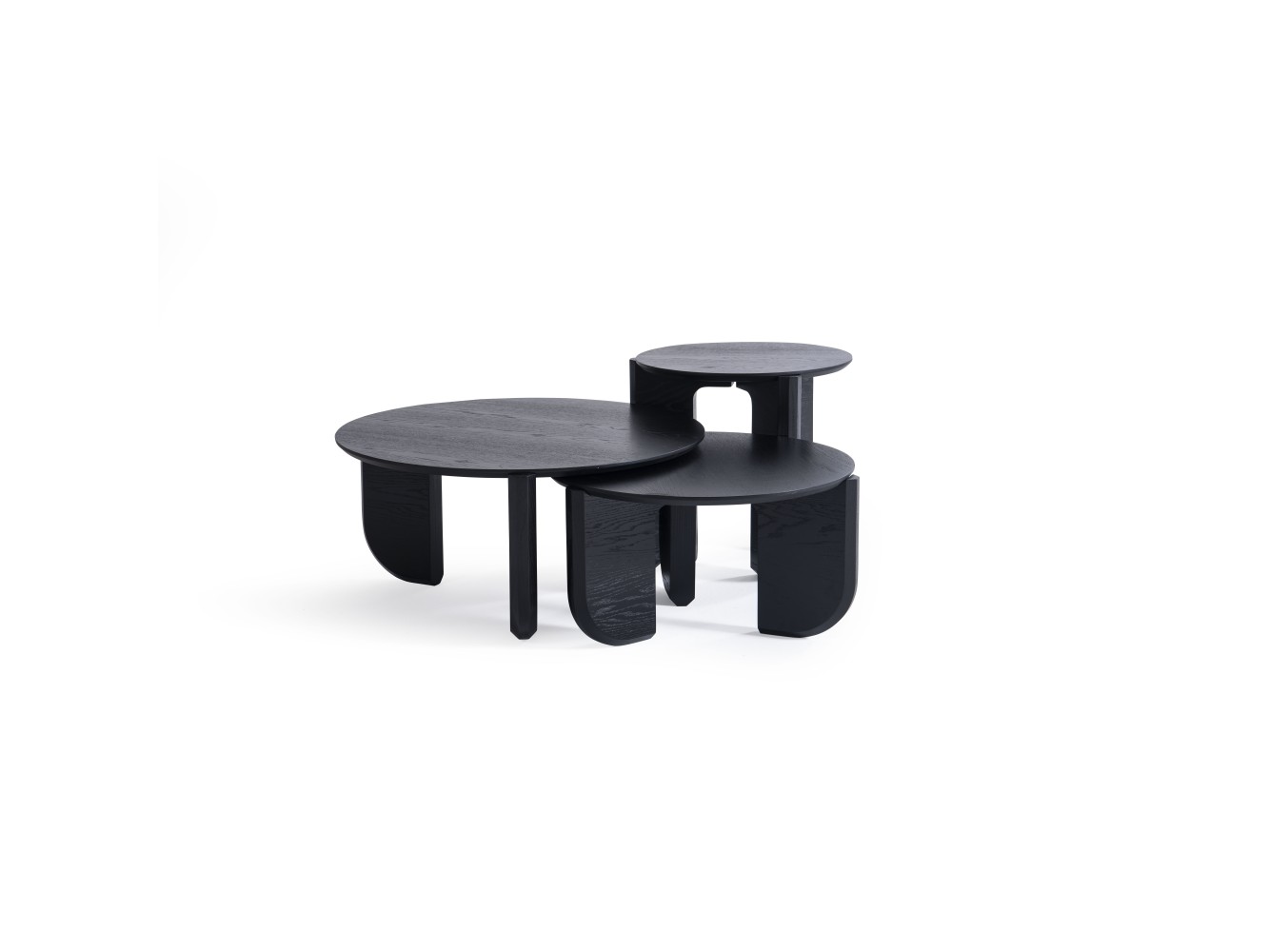 720 Black Oak Set Of 3