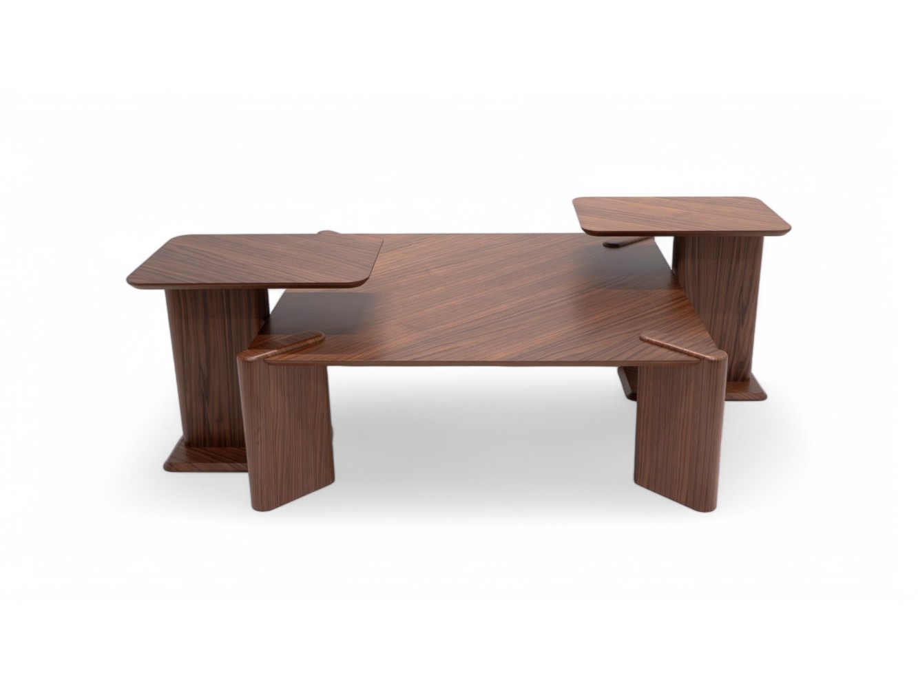 650 - 651 Walnut 1+2 Set