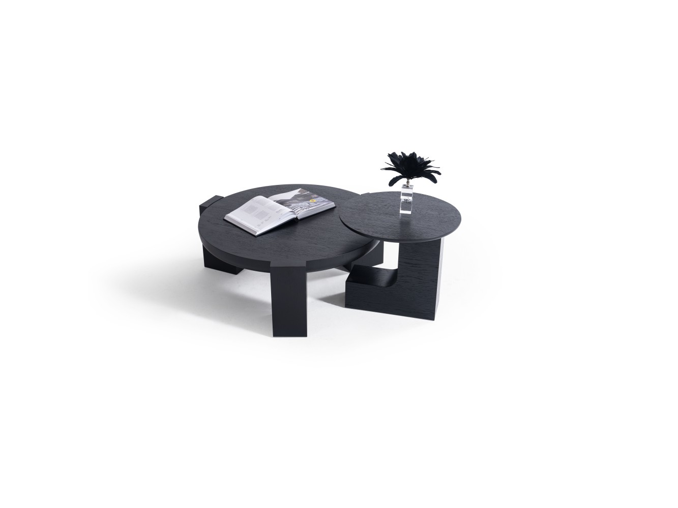 674 - 675 Black Oak  Set Of 2