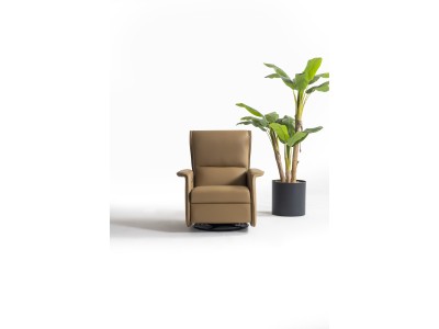 SNOW SWIVEL RECLINER ARMCHAIR