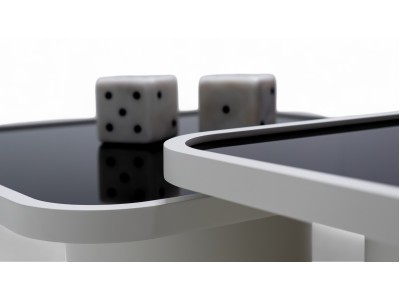 957 Moonstone Black Glass Set Of 3