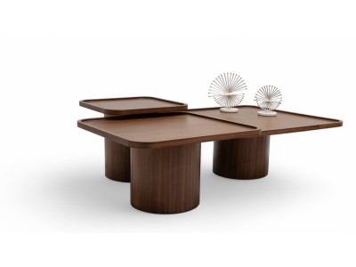 957 Walnut Set of 3