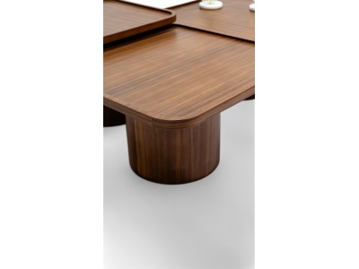 957 Walnut Set of 3