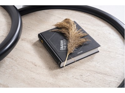 950 Travertine Black Set Of 3