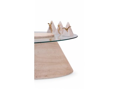 951 - 946 Travertine Set Of 2