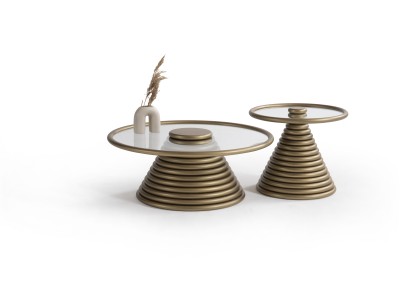 035 - 036 Patina Gold Set Of 2