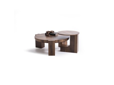 674 - 675 Walnut Set Of 2